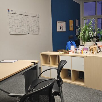 Empfangs- und Beratungsbereich