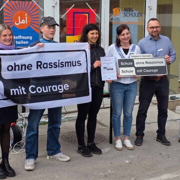 Wir sind Mitglied im Netzwerk "Schule ohne Rassismus - Schule mit Courage".