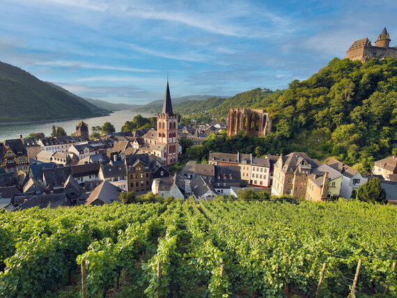 Kleinstadt Bacharach am Rhein in Rheinland-Pfalz