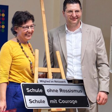 Wir sind Mitglied im Netzwerk "Schule ohne Rassismus - Schule mit Courage".
