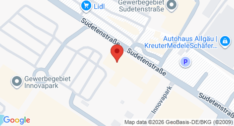 Kartenausschnitt des Standorts