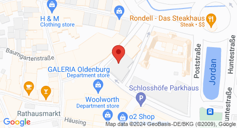 Kartenausschnitt des Standorts
