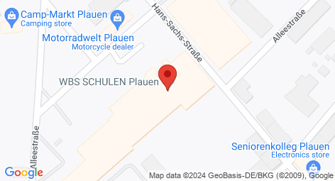 Kartenausschnitt des Standorts