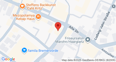 Kartenausschnitt des Standorts