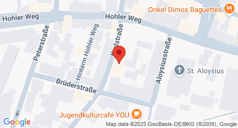 Kartenausschnitt des Standorts