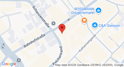 Kartenausschnitt des Standorts