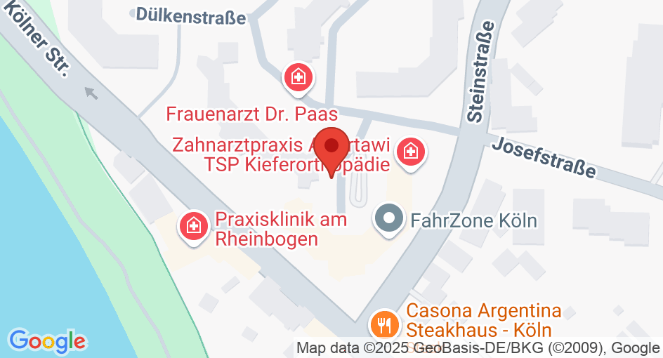Kartenausschnitt des Standorts in höherer Auflösung