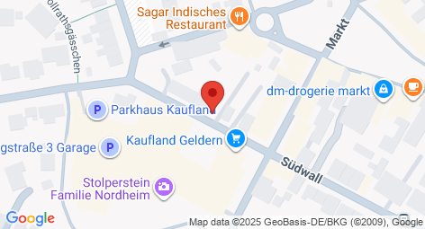Kartenausschnitt des Standorts