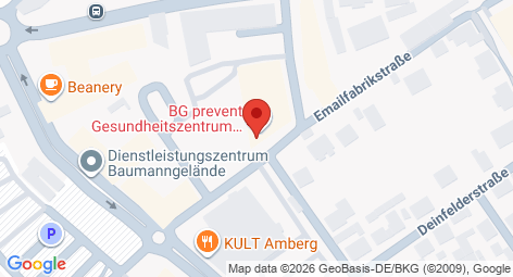 Kartenausschnitt des Standorts