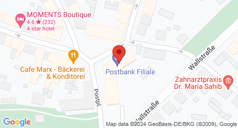 Kartenausschnitt des Standorts