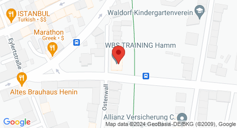 Kartenausschnitt des Standorts