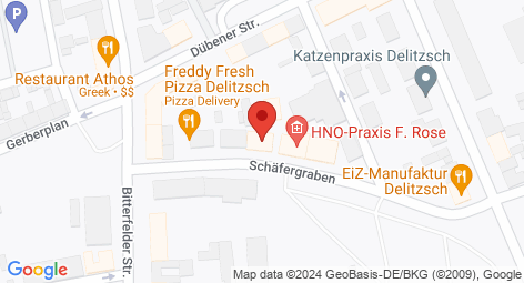 Kartenausschnitt des Standorts