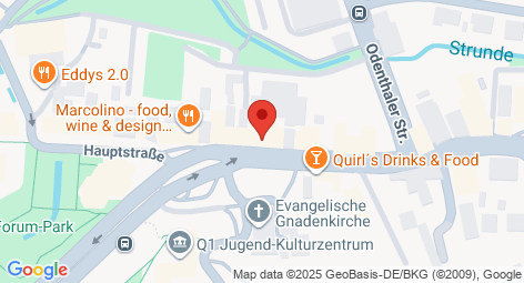 Kartenausschnitt des Standorts