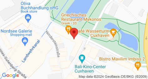 Kartenausschnitt des Standorts