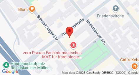 Kartenausschnitt des Standorts