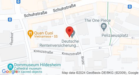Kartenausschnitt des Standorts
