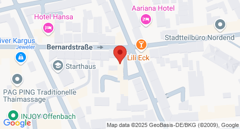 Kartenausschnitt des Standorts