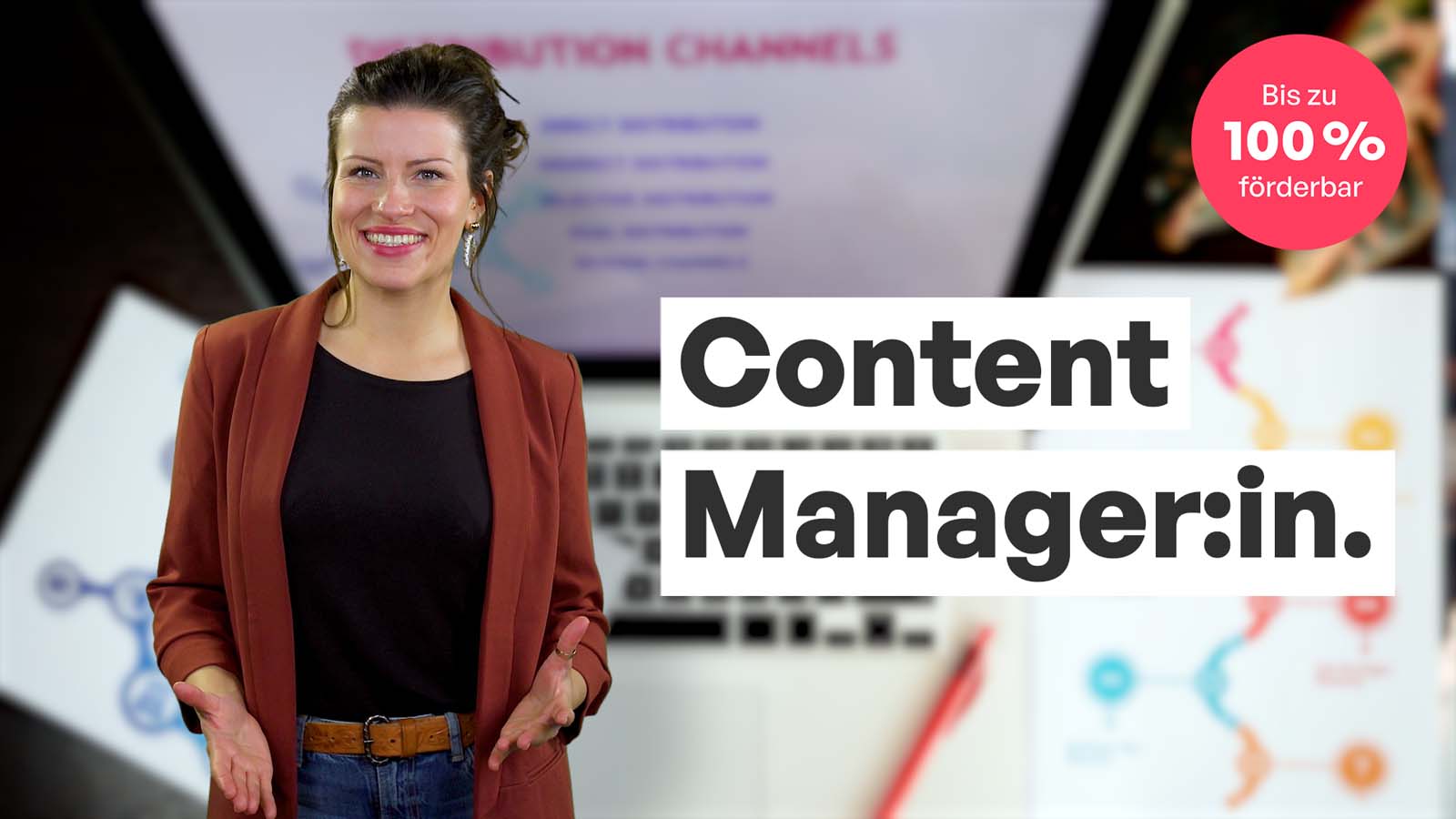 Kursvideo Content Manager und Managerinnen mit Maria