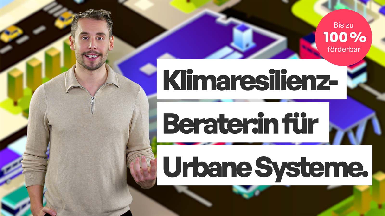 Kursvideo Klimaresilienz Berater und Beraterinnen mit Patrick