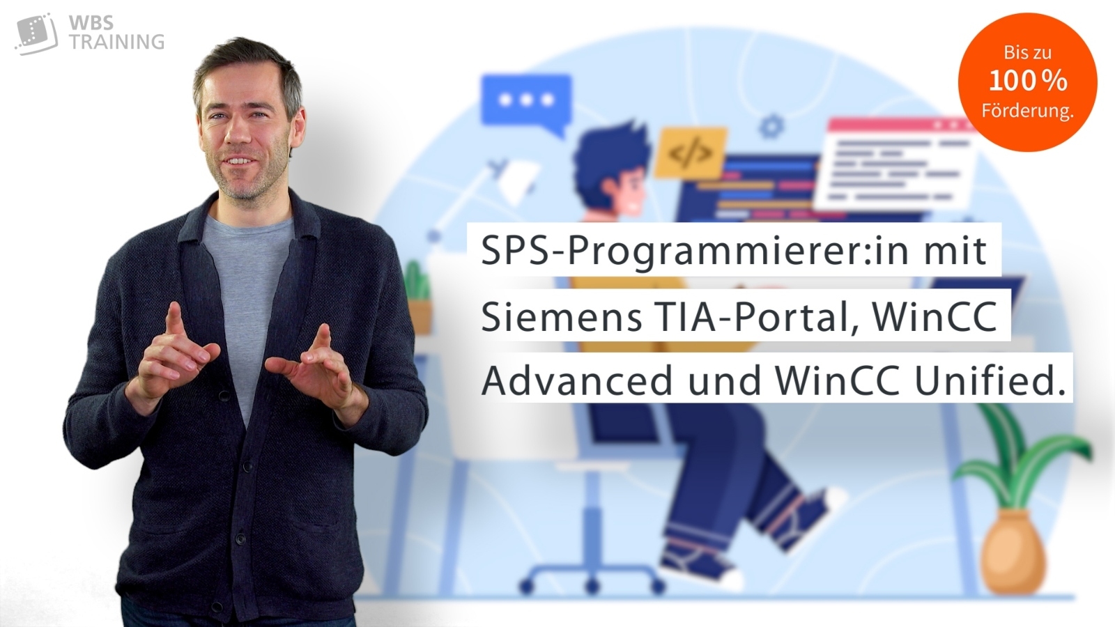 Kursvideo SPS Programmierer und Programmiererin mit Andreas