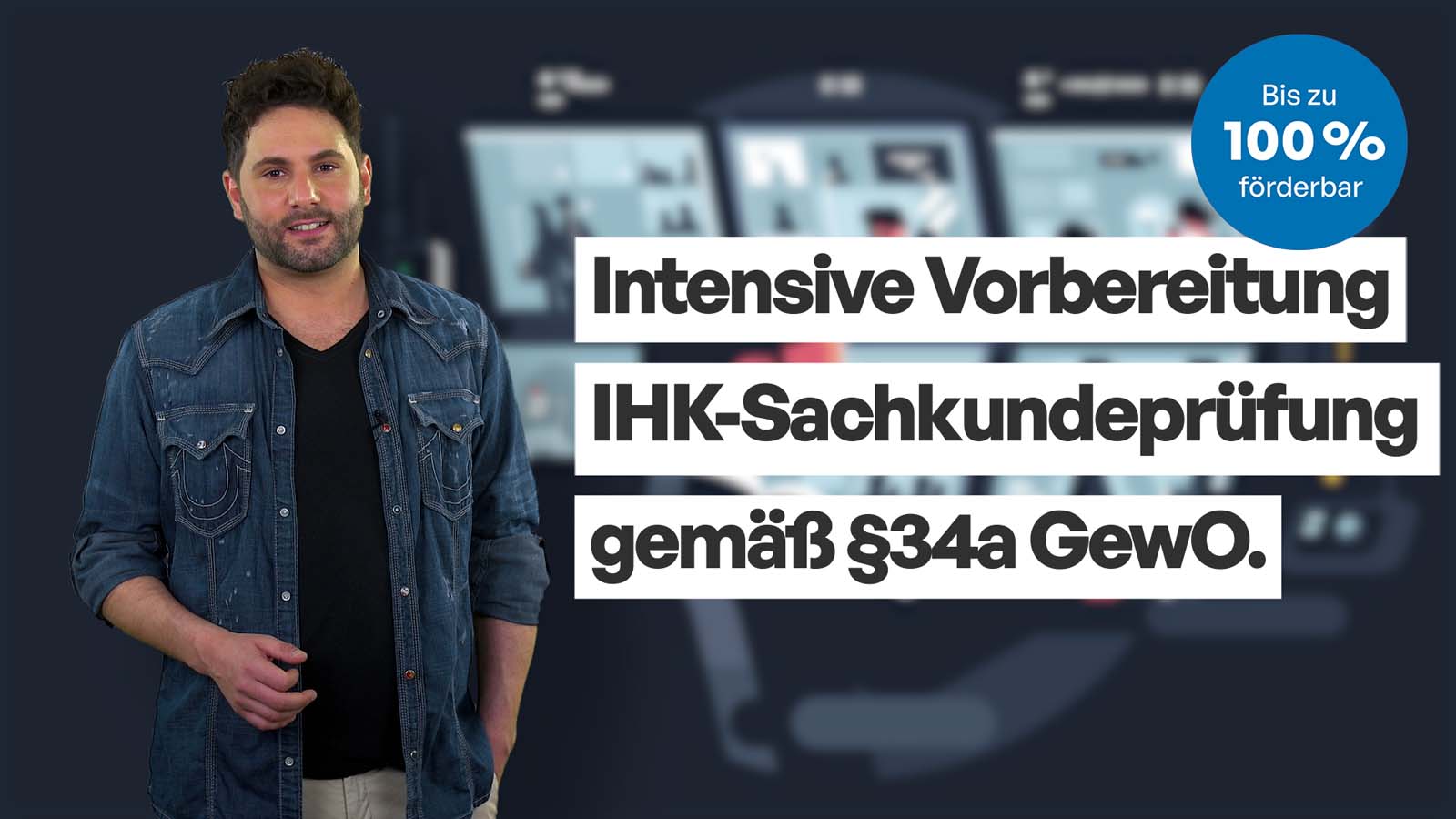 Kursvideo Vorbereitung IHK Sachkundeprüfung mit Marcel