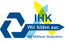 Logo IHK-Ausbildungsbetrieb